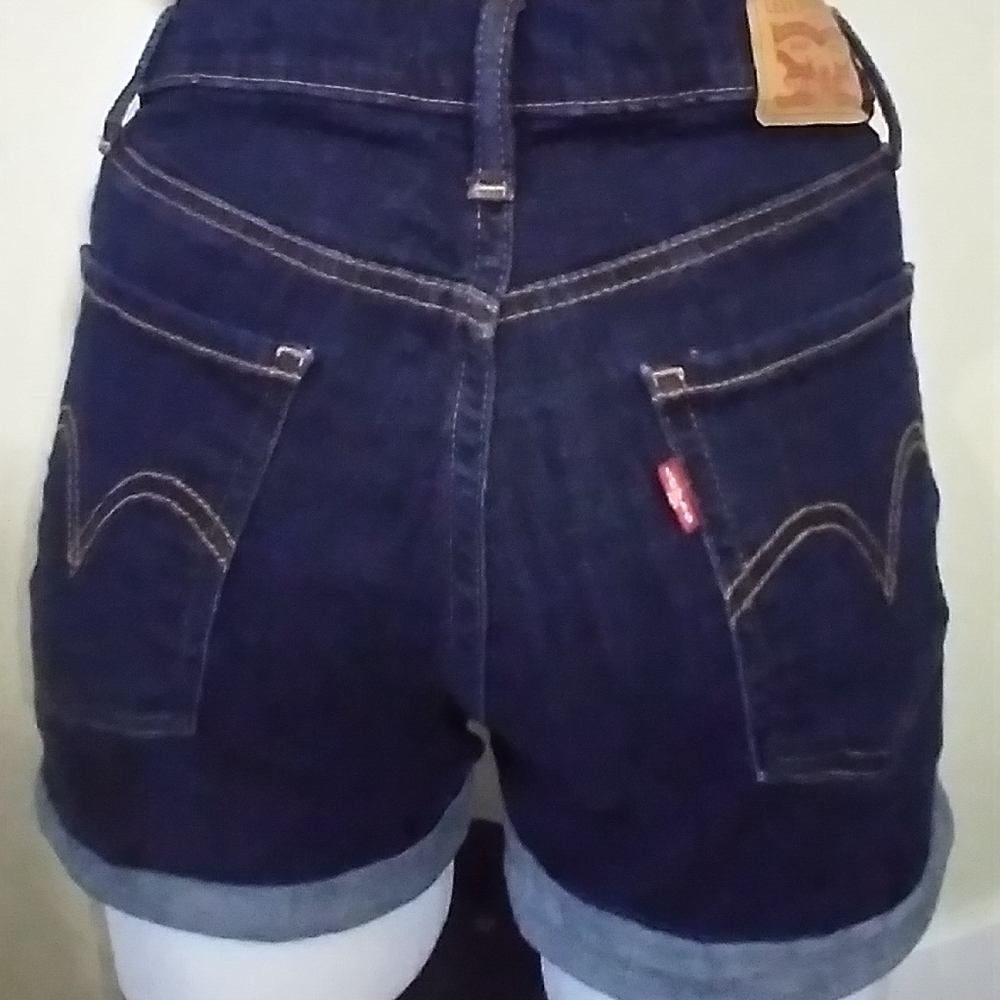 Levi Strauss & Co Mid rise Denim Shorts